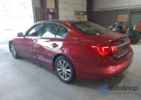 2014 Infiniti Q50 Premium z USA, uszkodzony, nr VIN JN1BV7AR2EM692944
